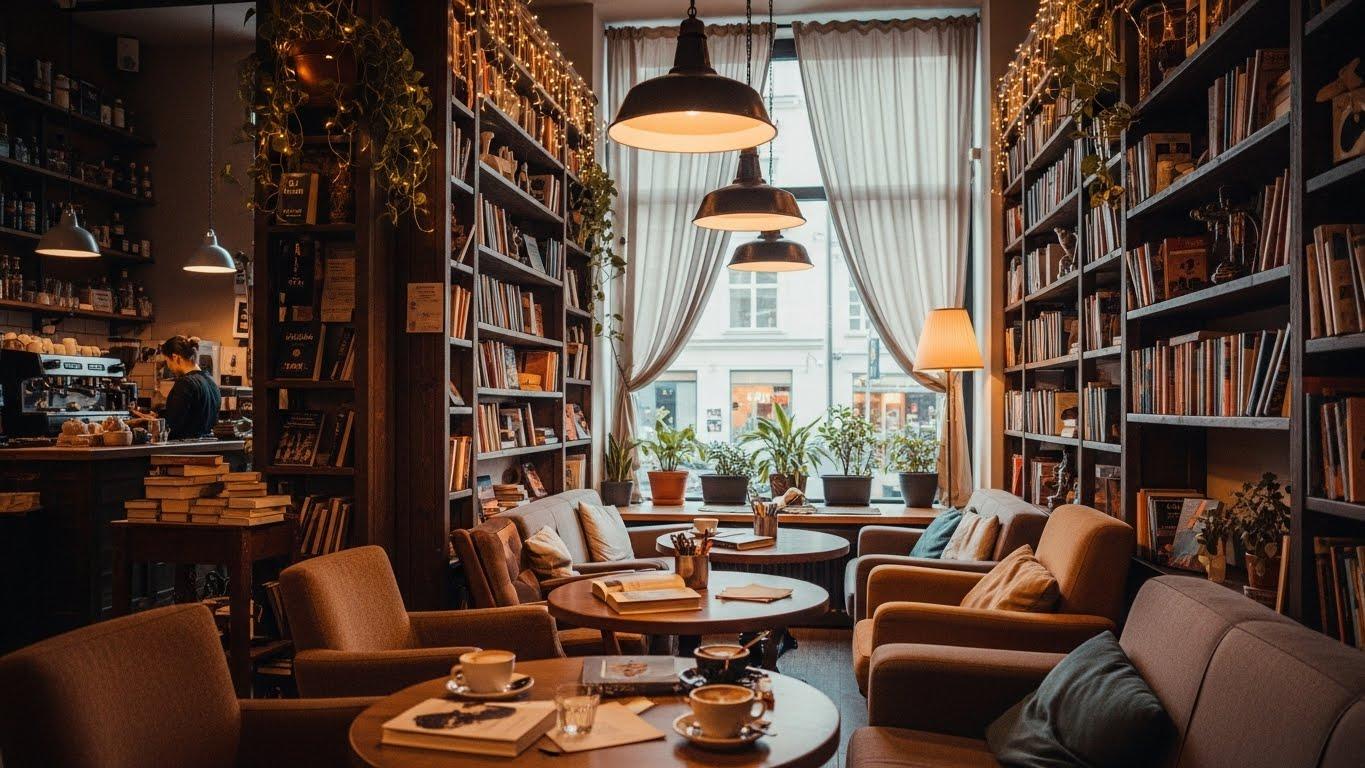 북카페 인테리어 사진