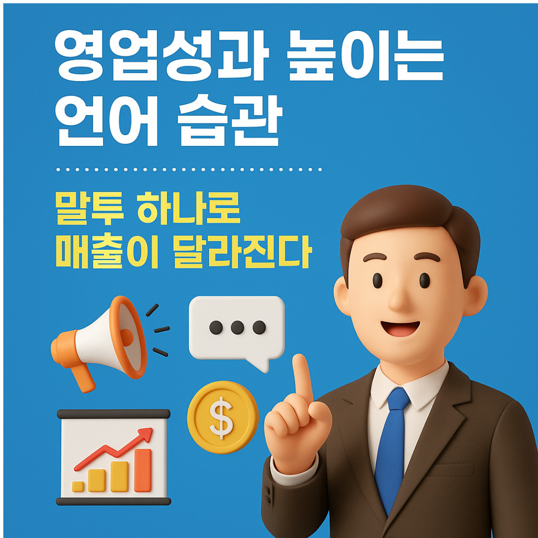 영업성과 높이는 언어 습관 – 말투 하나로 매출이 달라진다