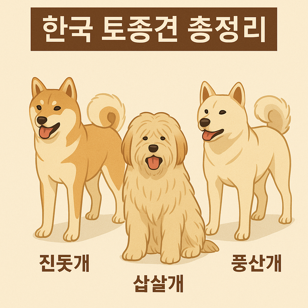 한국 토종견 총정리 이미지