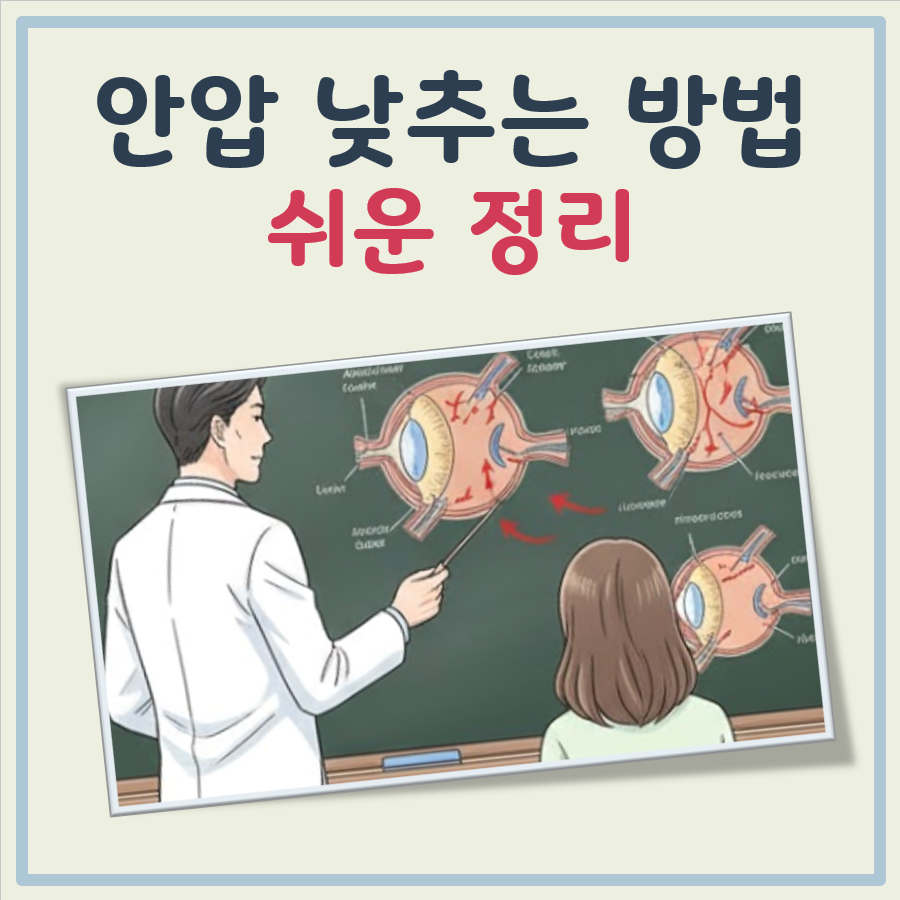 안압 낮추는 방법 대표 이미지