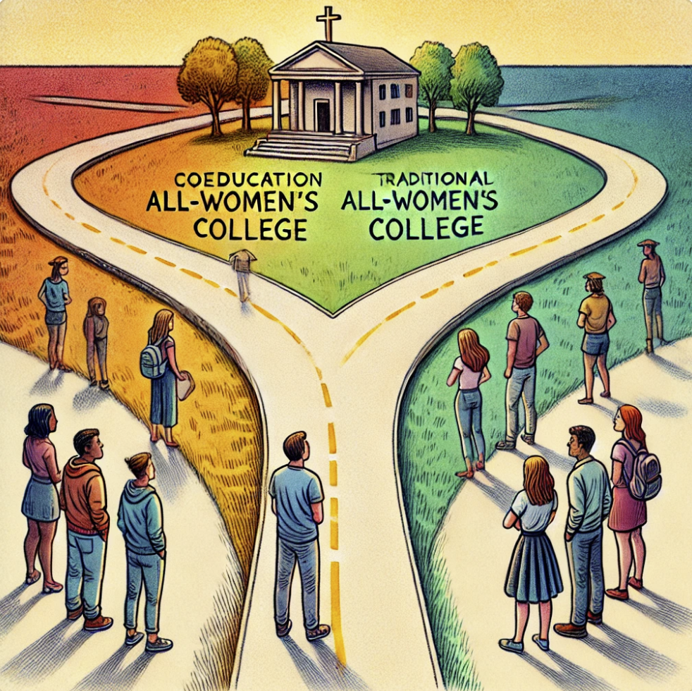 동덕여대 남녀공학 갈림길 묘사