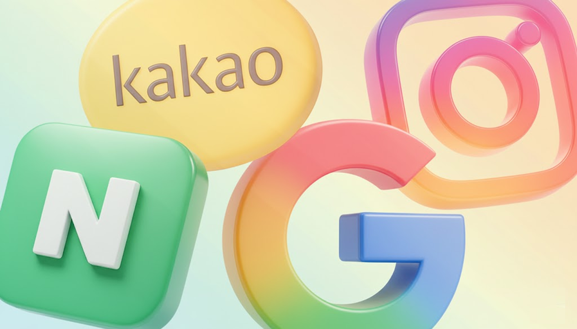 네이버,카카오,구글,인스타그램,스레드,유튜브