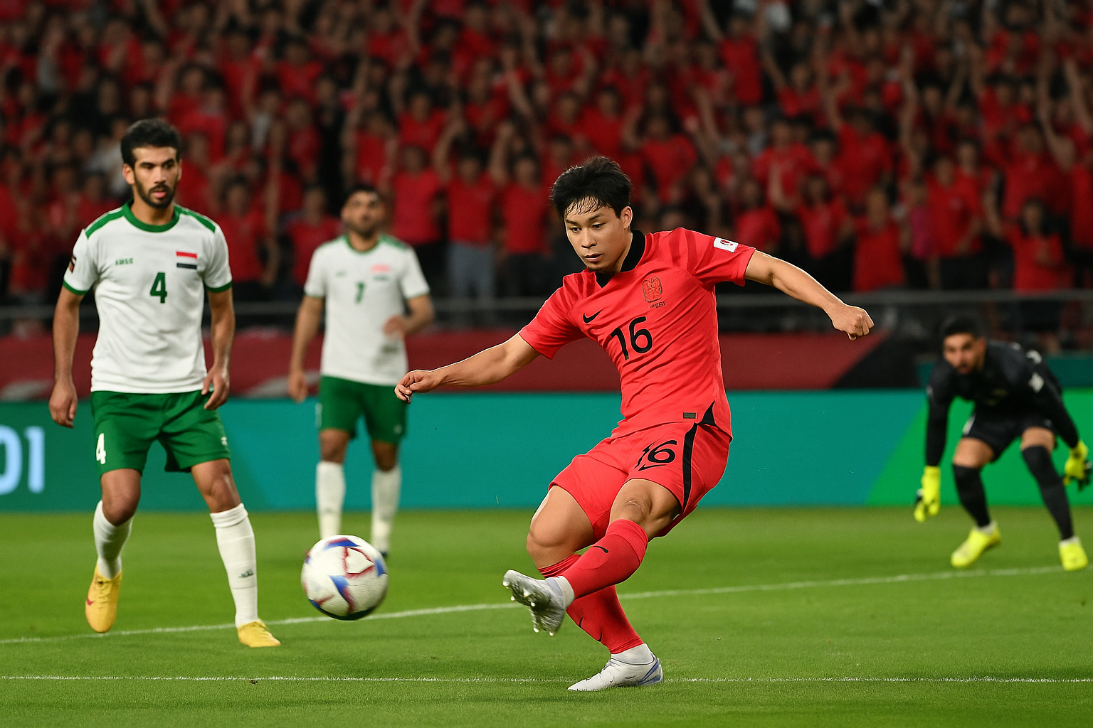 후반 37분, 오현규의 감각적인 추가골 장면 (출처: KFA 제공)