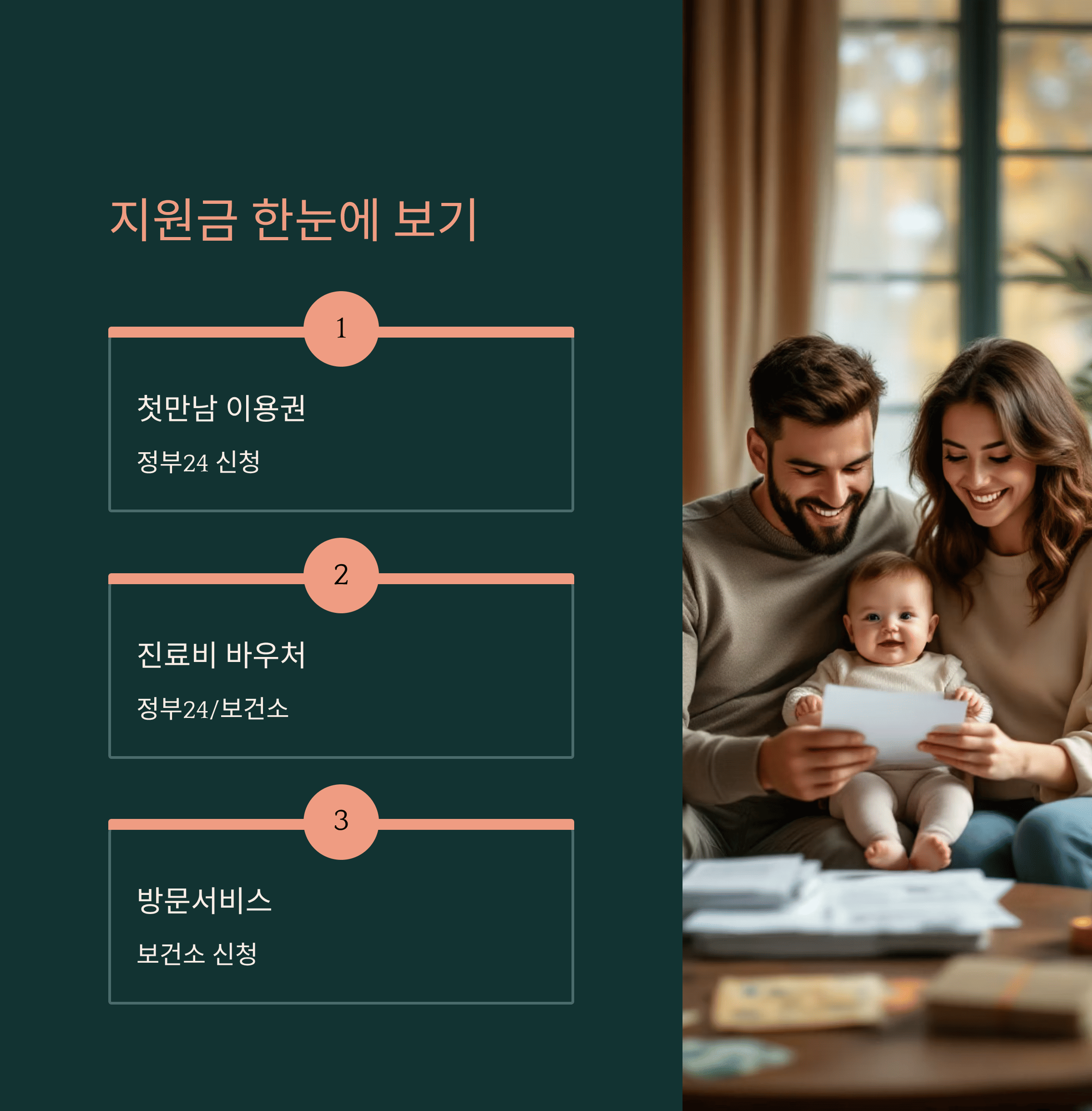 정부 출산 지원금 한눈에 보기
