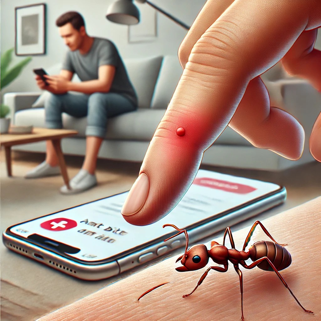 개미가 사람을 물면 생기는 증상과 대처법