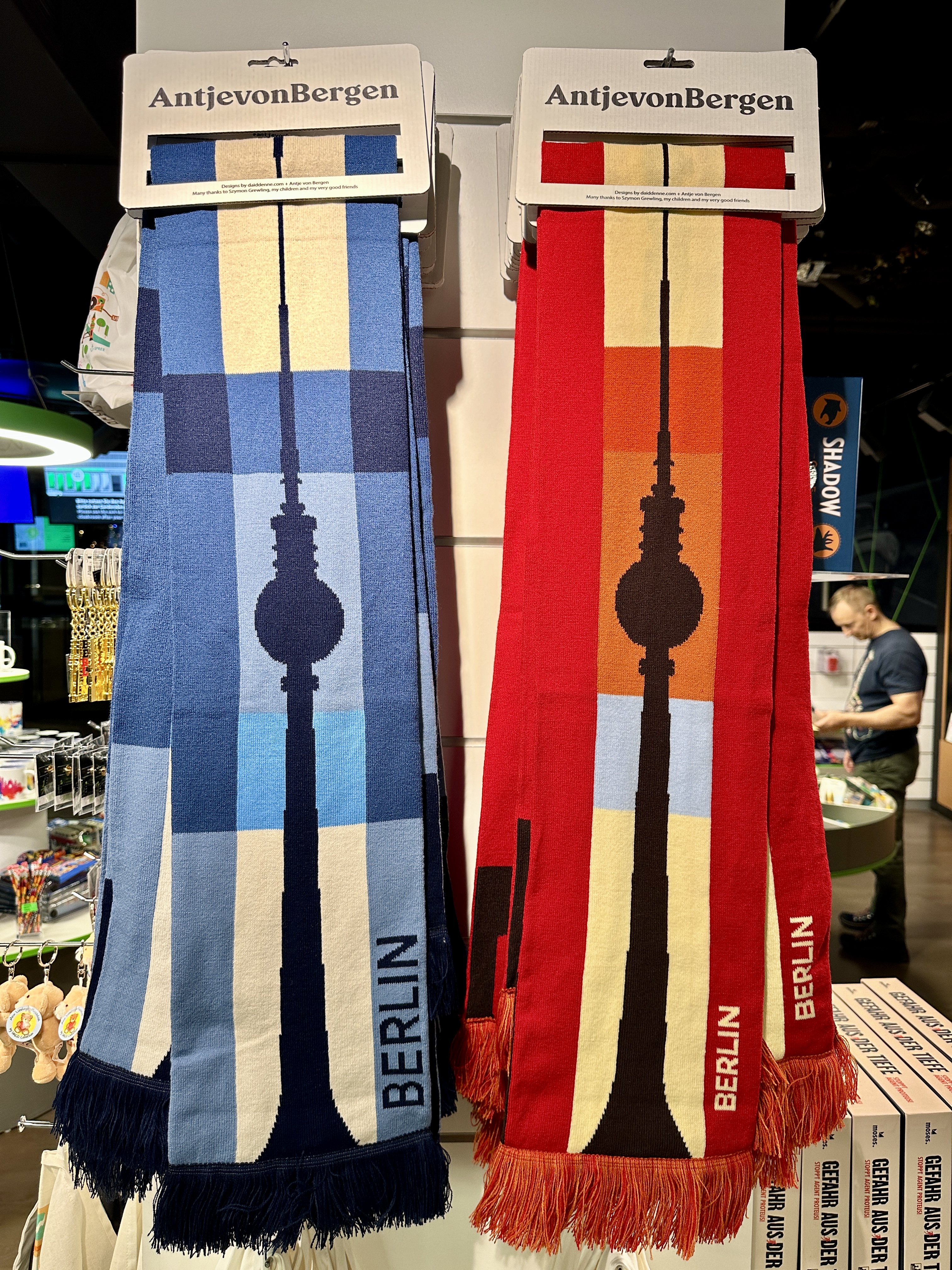 베를린 기념품 목도리