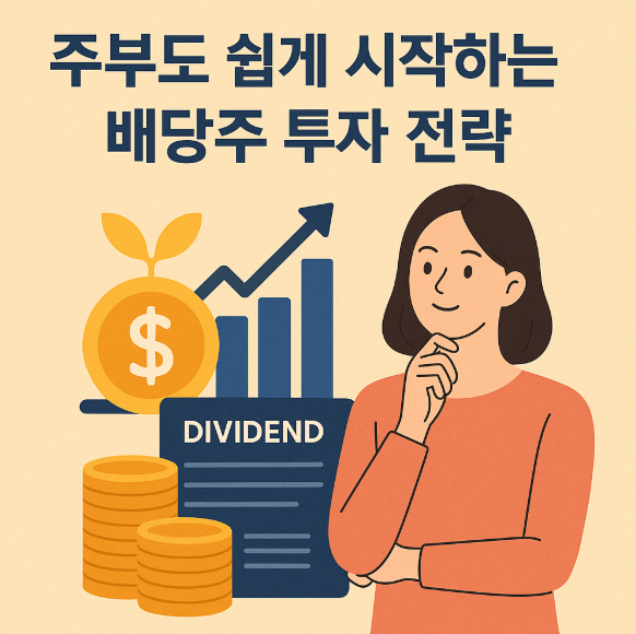 배당주 투자 전략, 주부도 쉽게 시작한다.