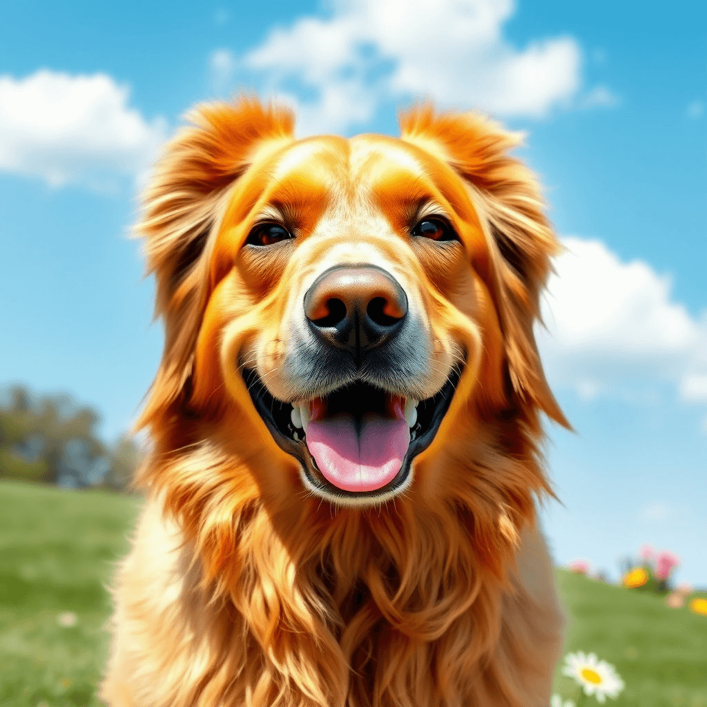 강아지가 웃는 꿈 해몽