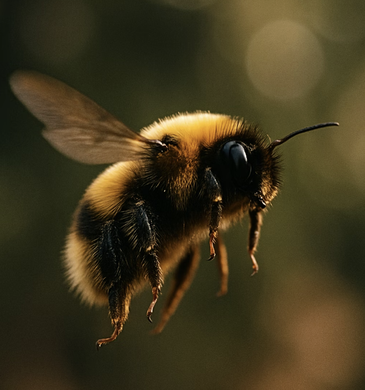 작은 날개로 큰 몸을 띄우는 힘