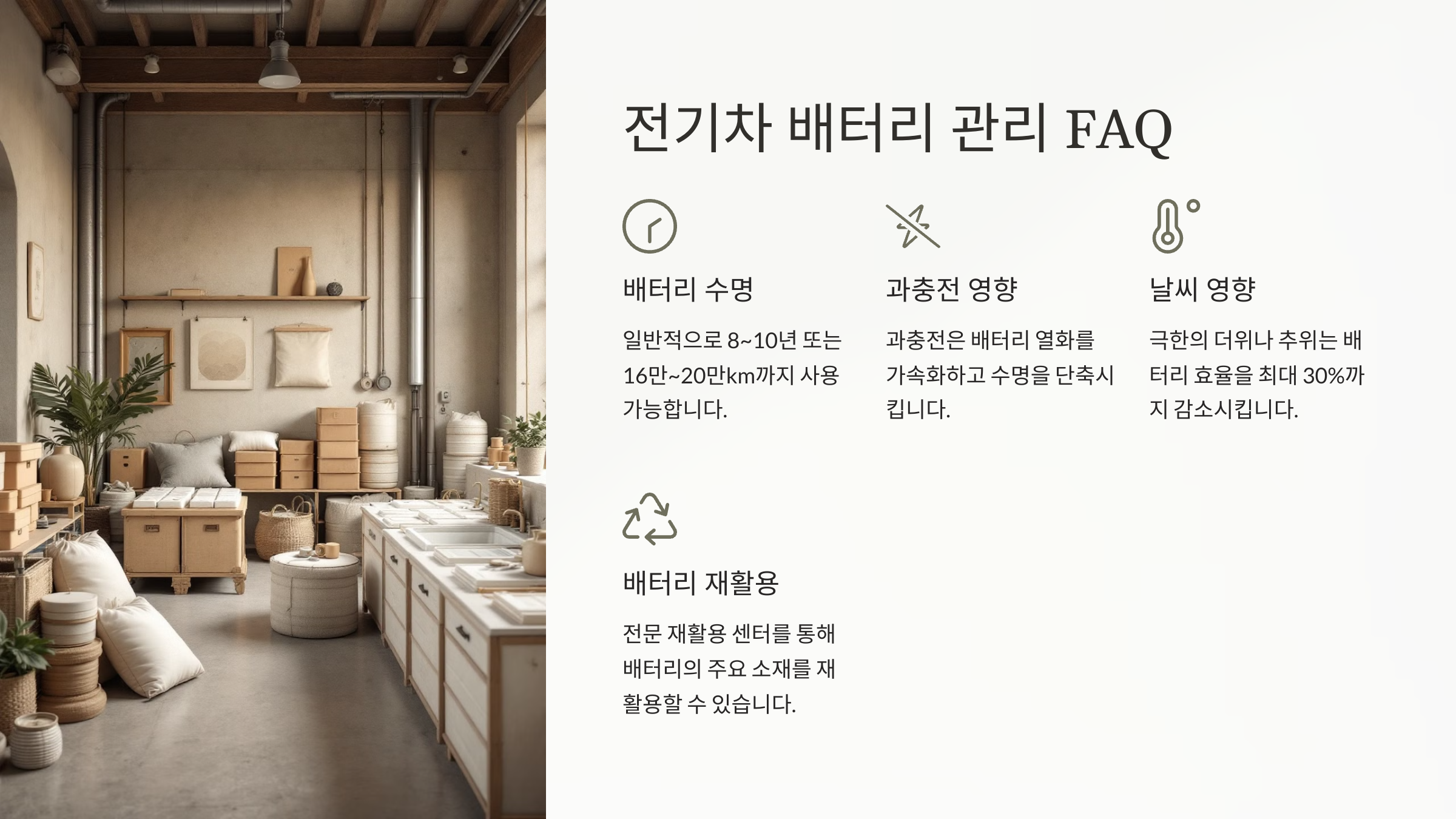 배터리 관리 FAQ