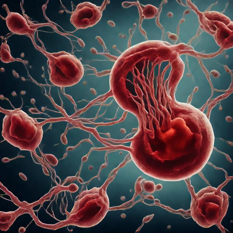 혈액속의 미세기생충 상상도