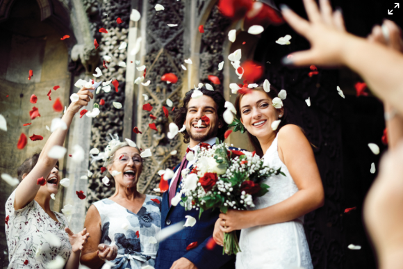 영국 결혼식 사진