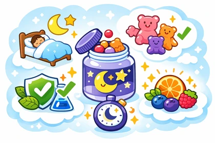 멜라토닌 젤리 수면 리듬 관리 도움10