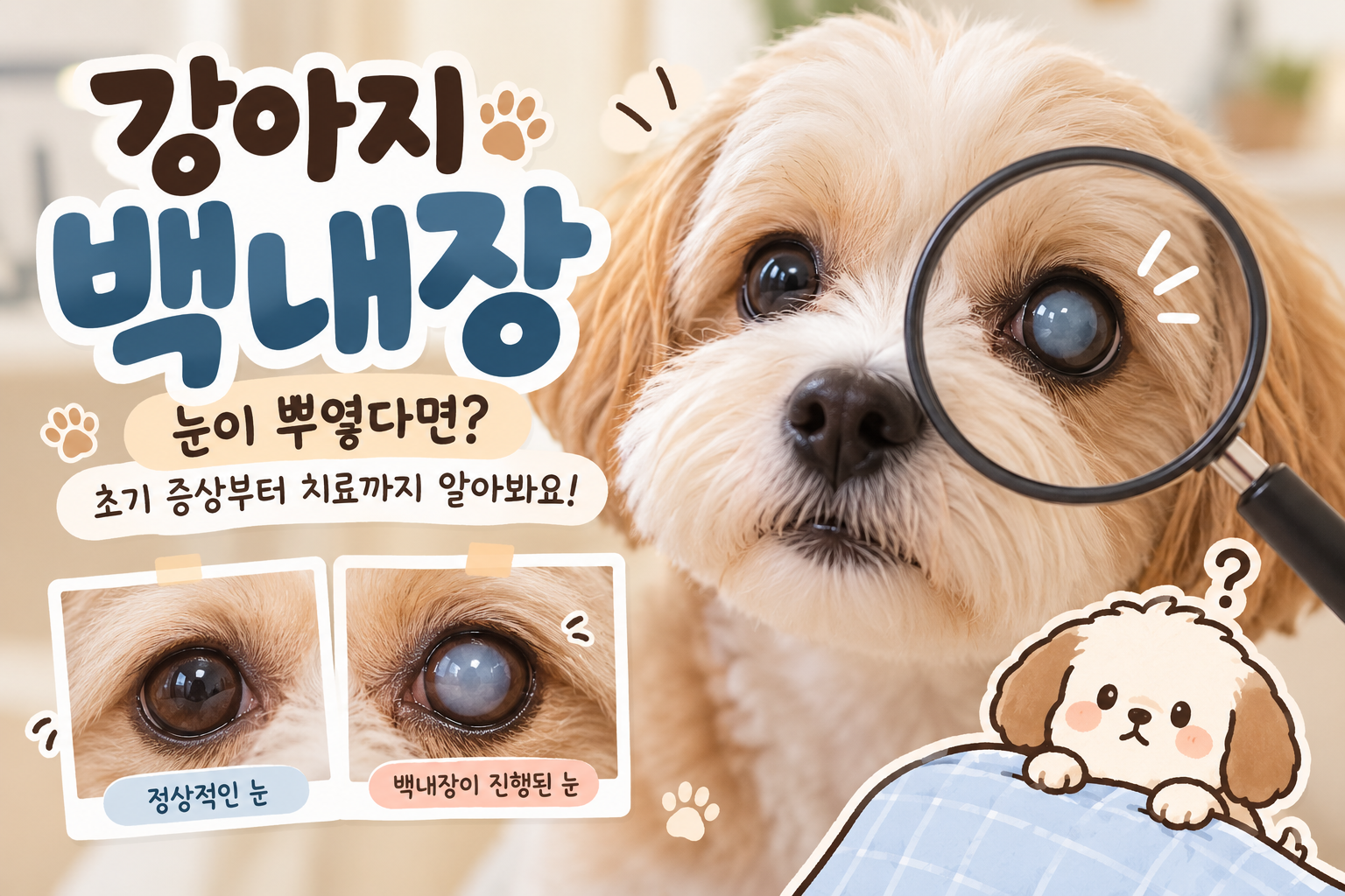 강아지 백내장