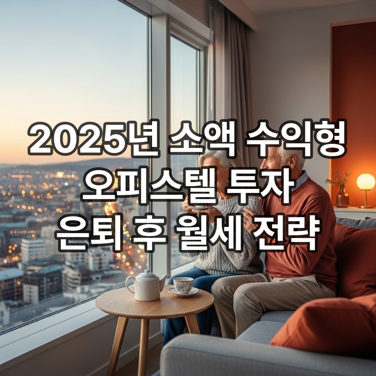 은퇴 후 월세 수익을 위한 2025년 소액 수익형 오피스텔 투자 전략