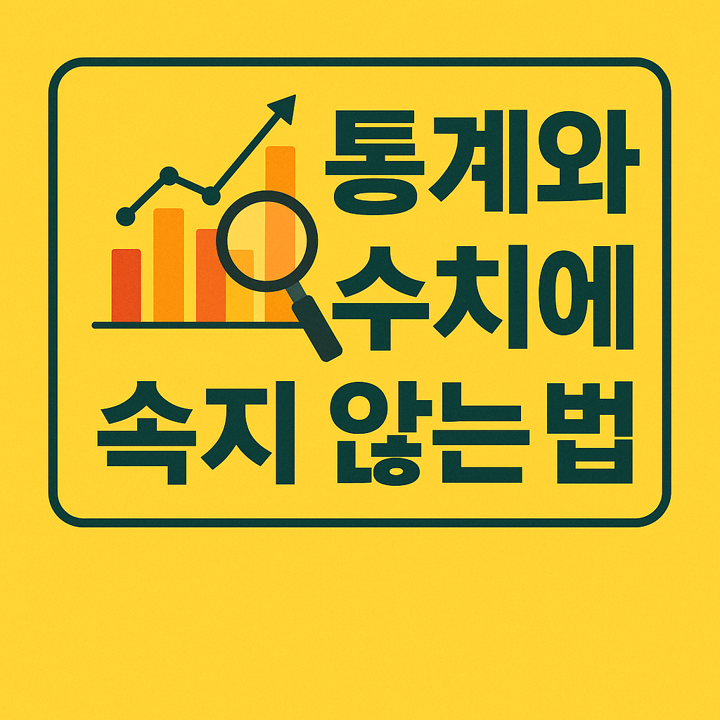 통계와 수치에 속지 않는 법