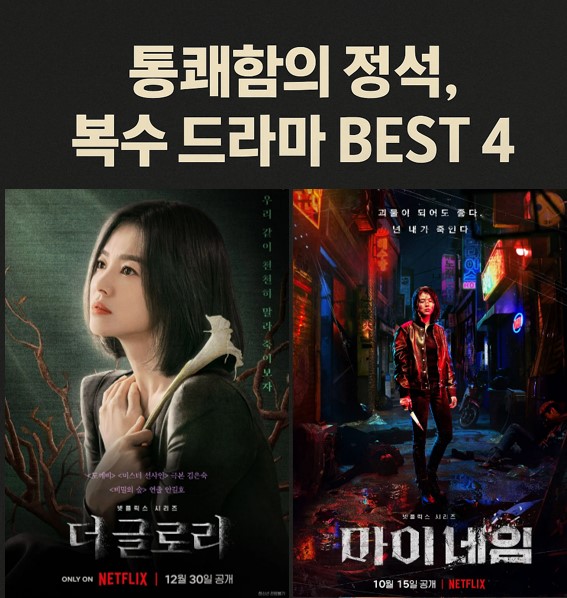 통쾌함의 정석, 복수 드라마 BEST 4
