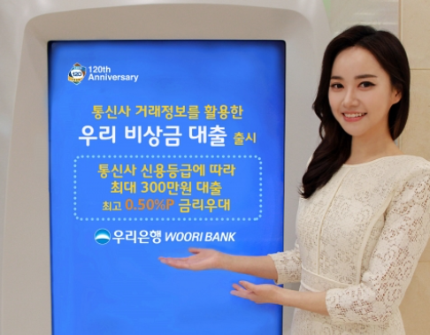 우리은행 비상금대출 이미지