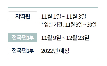 대한민국 숙박대전 입실기간