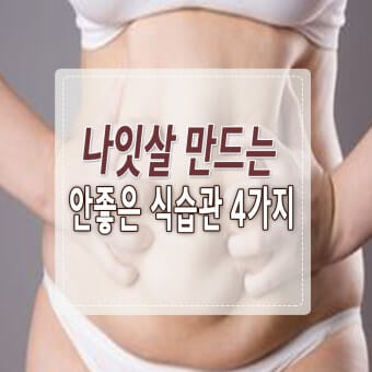 나잇살 찌게하는 식품 
