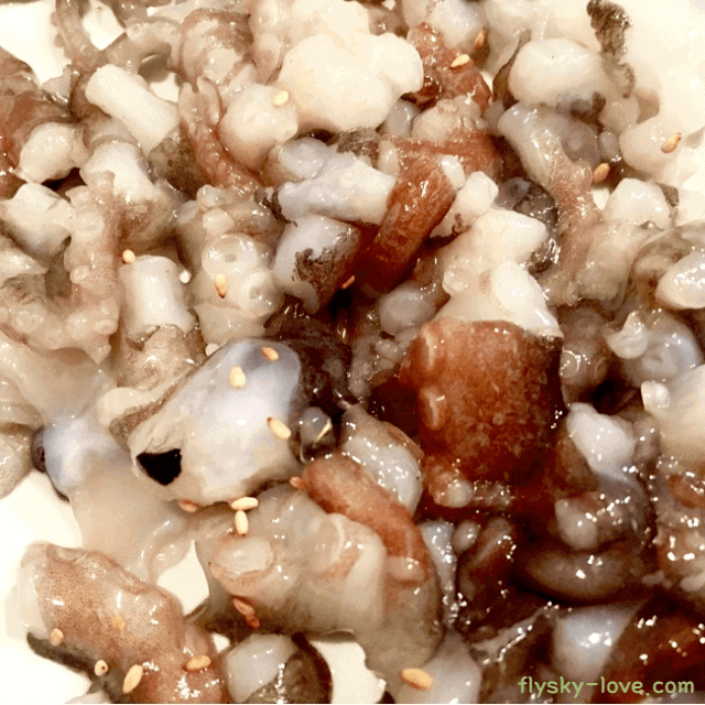 세발낙지 탕탕이