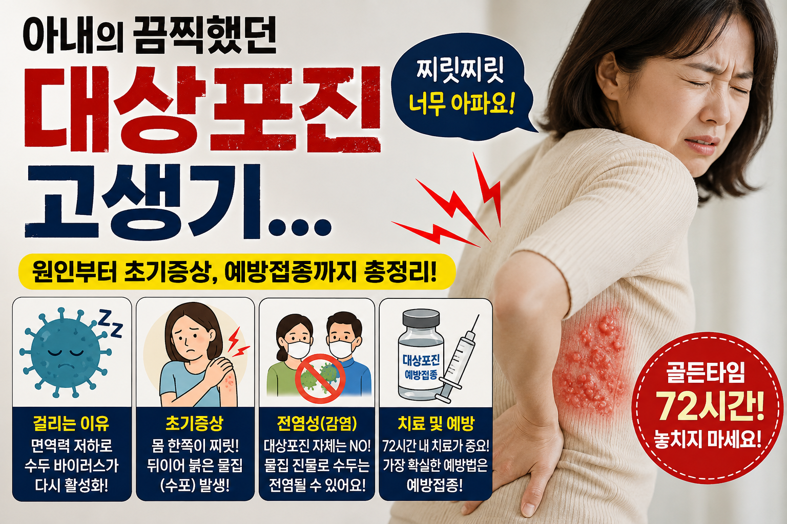 대상포진 고생기