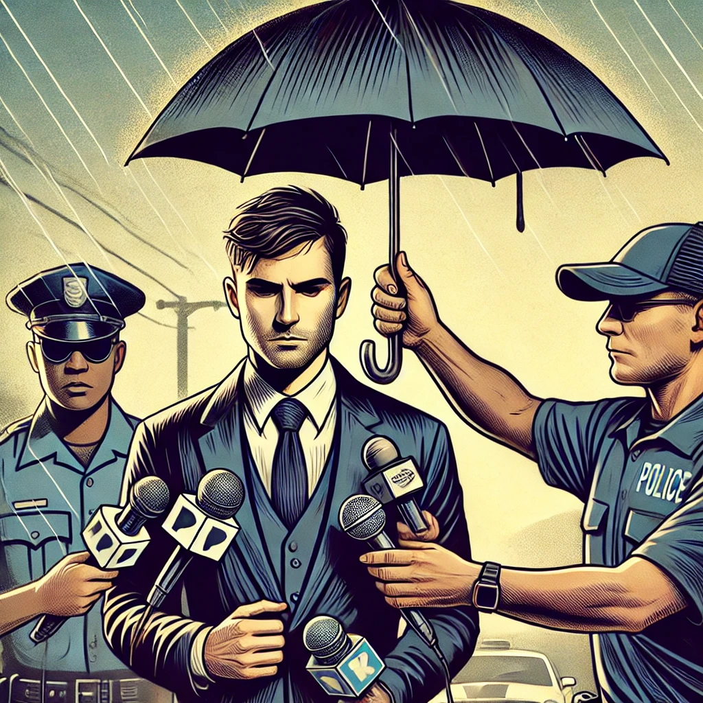 우산도 혼자 못 써? 문다혜 경찰 출석, 우산 의전 논란