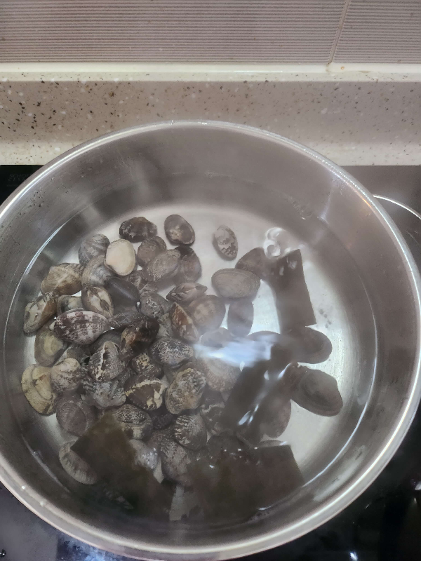 바지락칼국수레시피