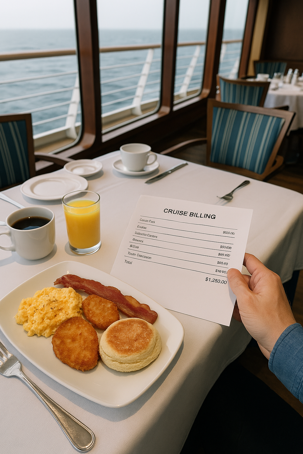 저녁식사후 계산서