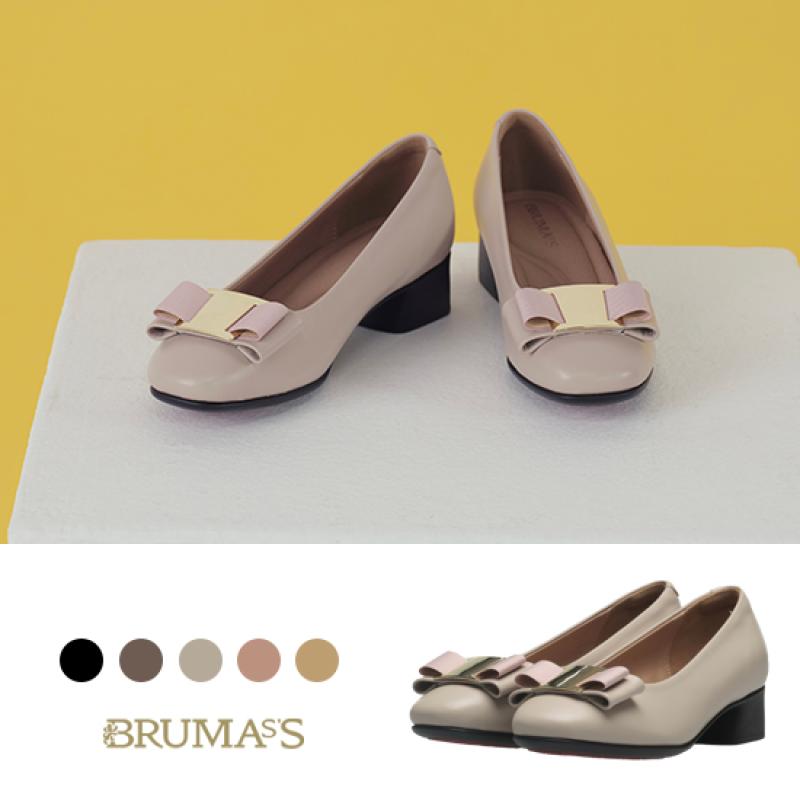 브루마스 천연양가죽 펌프스 신발사이즈 245 단품