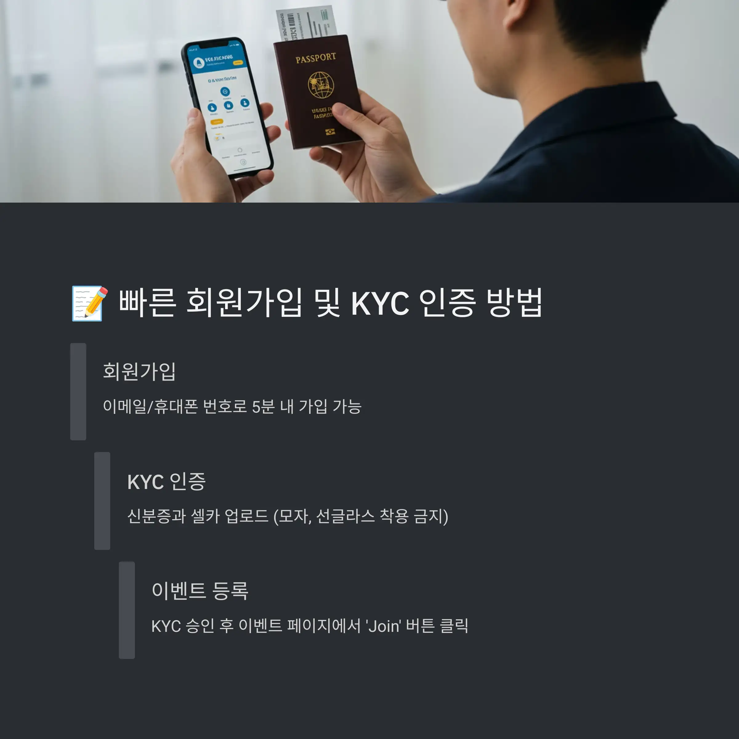 📝 회원가입 및 KYC 인증 방법