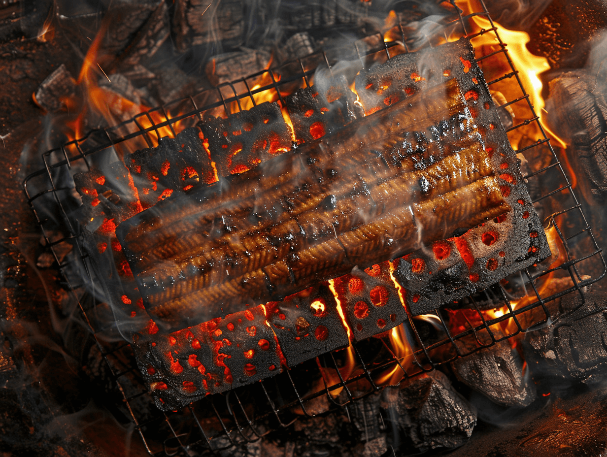 숯불에서-장어-굽는-모습