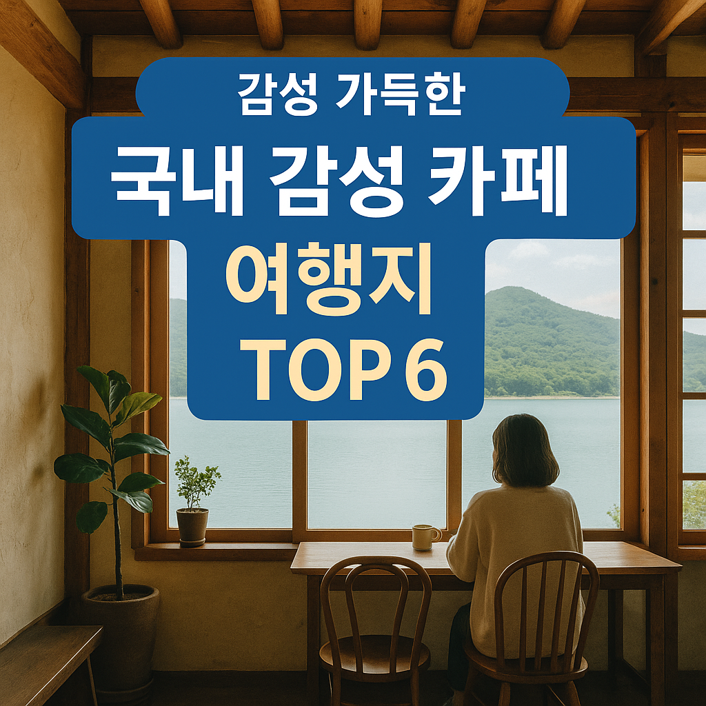 감성 가득한 국내 감성 카페 여행지 TOP 6