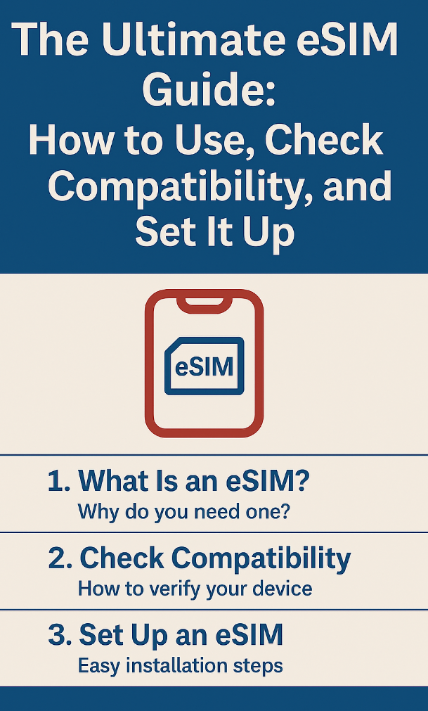 The Ultimate eSIM Guide: How to Use, Check Compatibility, and Set It Up