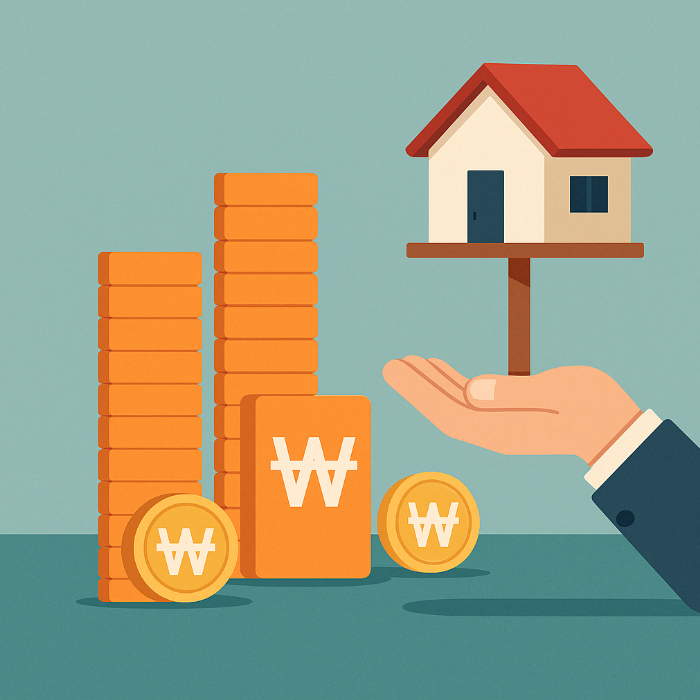 버팀목 대출 형상화한 이미지