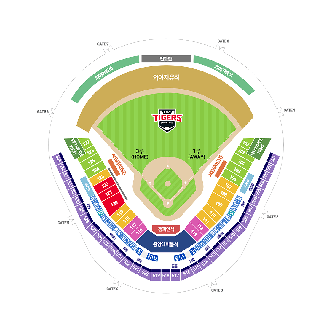 기아 타이거즈 경기일정 티켓 예매 팀스토어