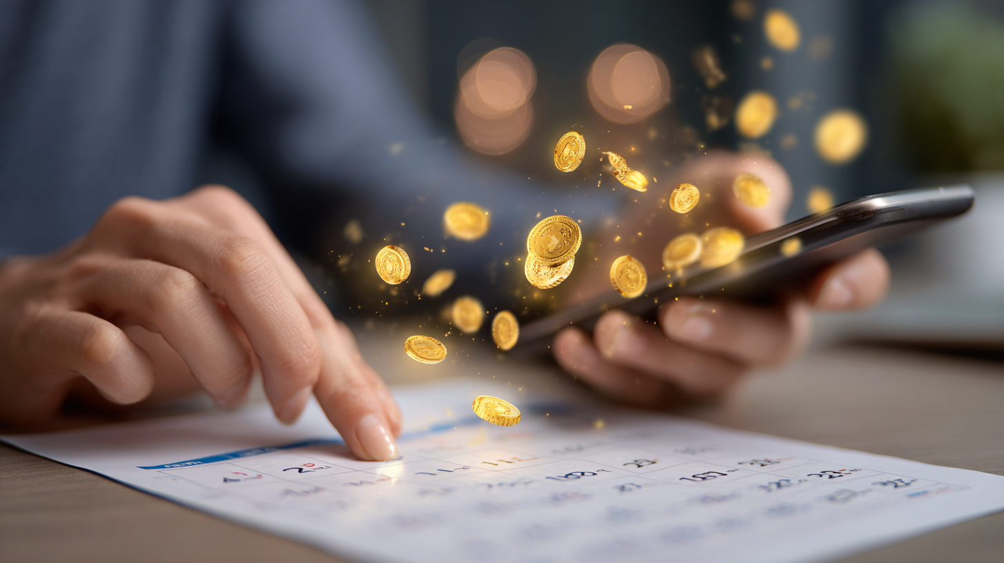 돈계산하는 사진