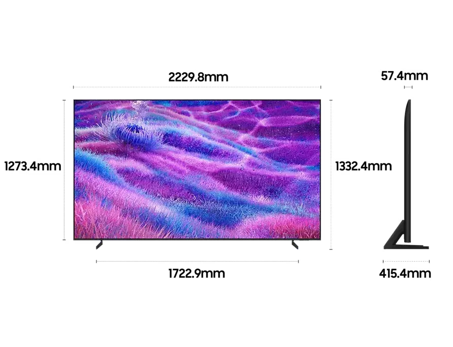 삼성 2025 네오QLED QNF80 252cm(100인치) 모델 상세 스펙 및 판매가격