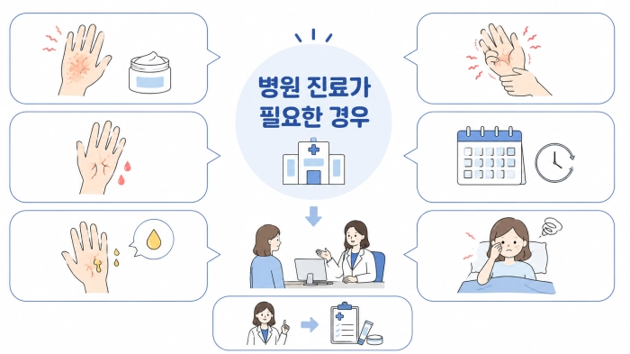 주부습진 증상