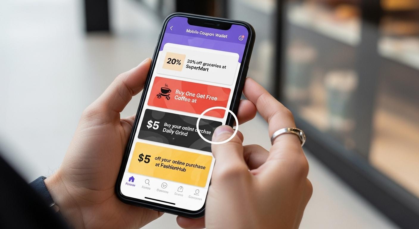 휴대폰 쿠폰지갑 사용법