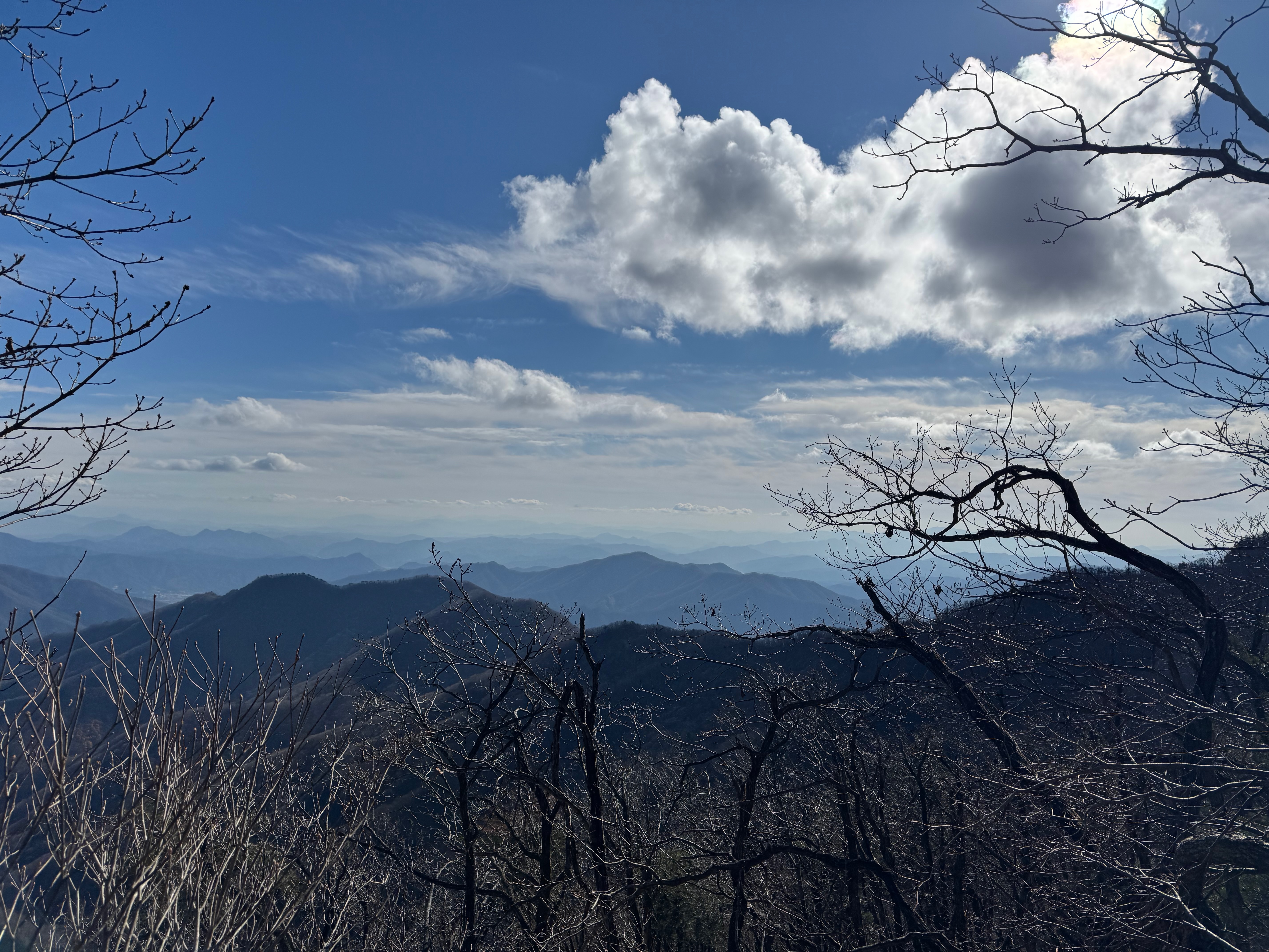 명지산 정상