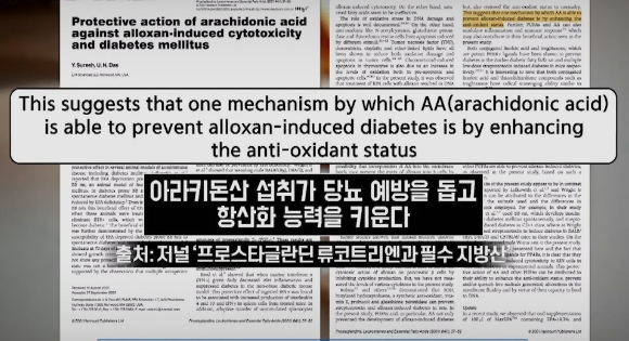 아라키돈산-섭취와-당뇨-예방