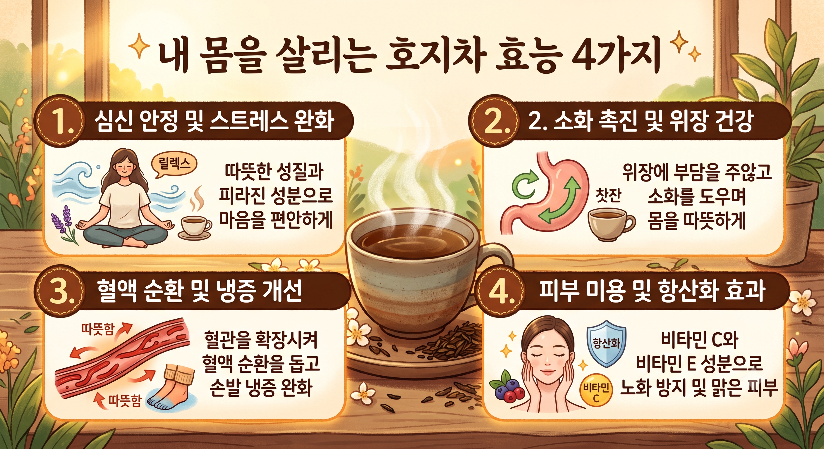 내 몸을 살리는 호지차 효능