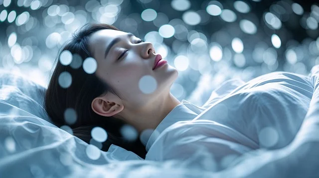 수면 명상 사진