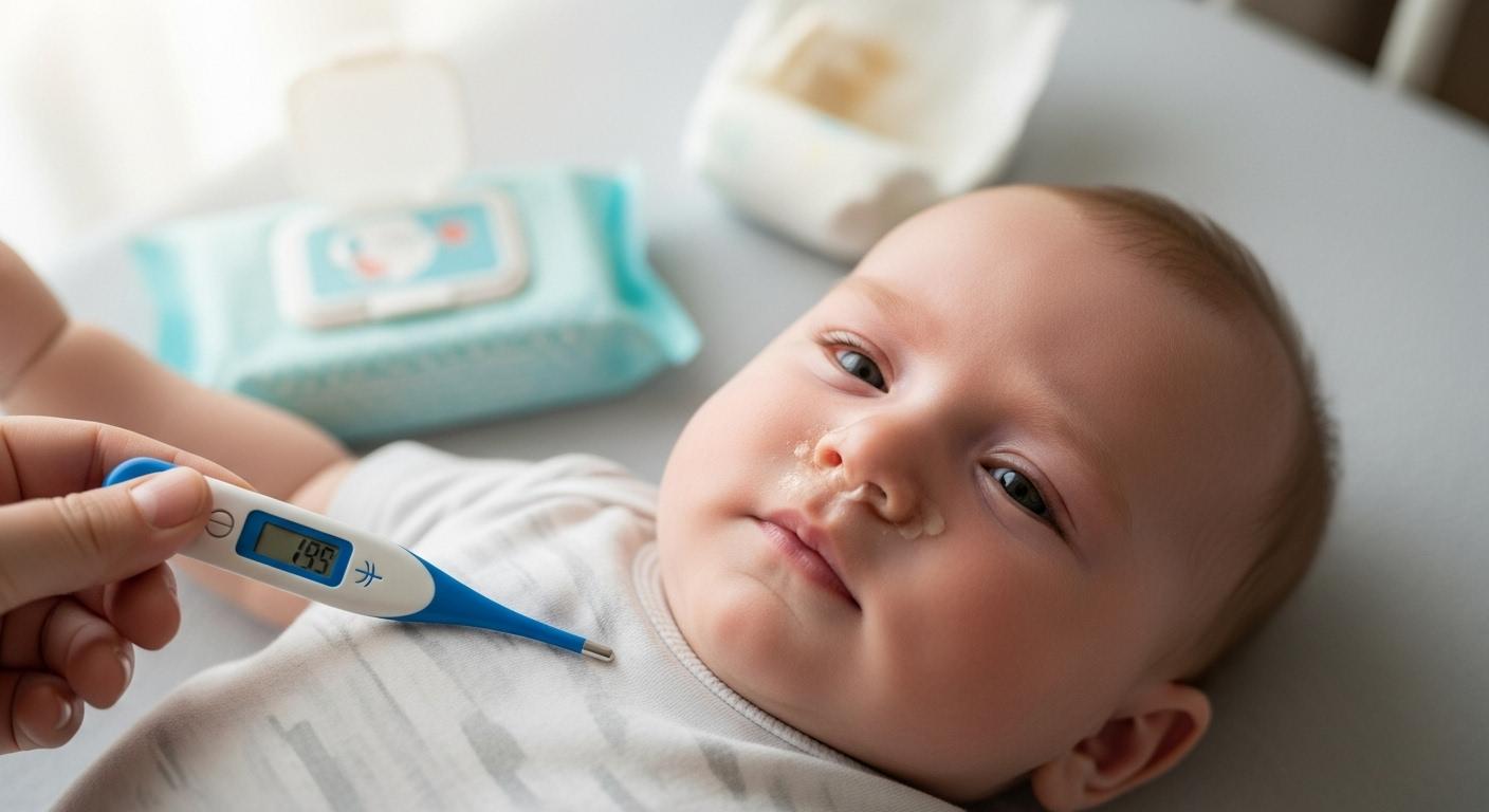 아기 독감 증상 설사