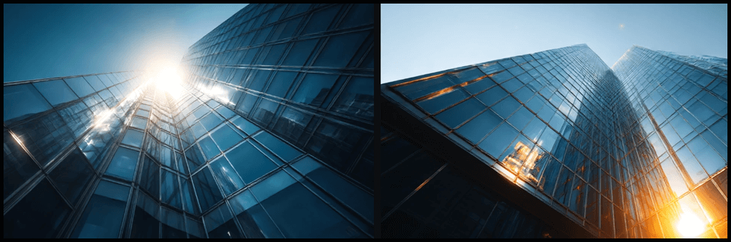 low angle, 건축 사진 Midjourney