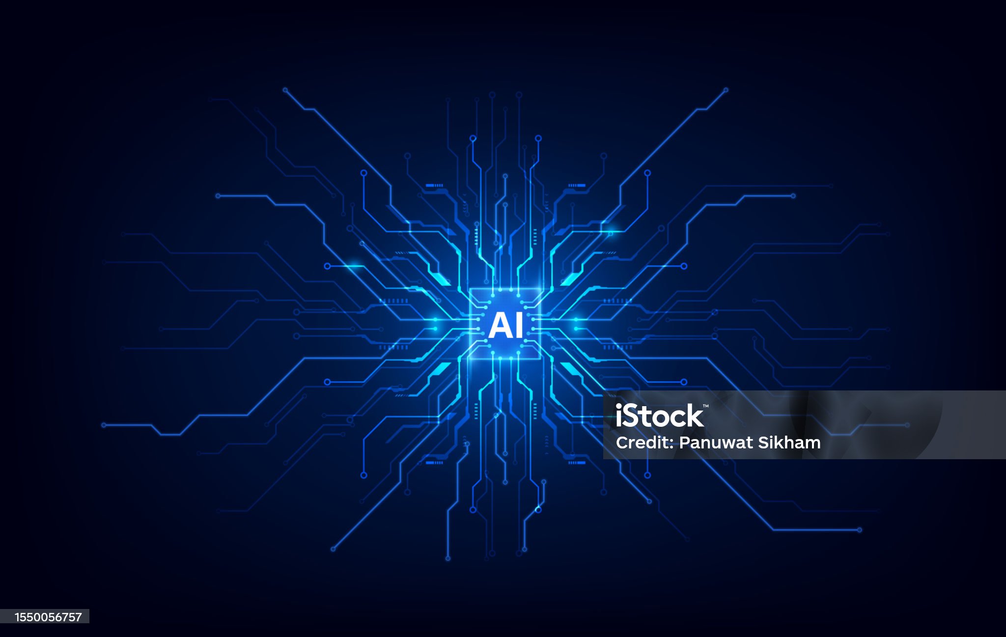 인공지능(AI)를 상징하는 사진