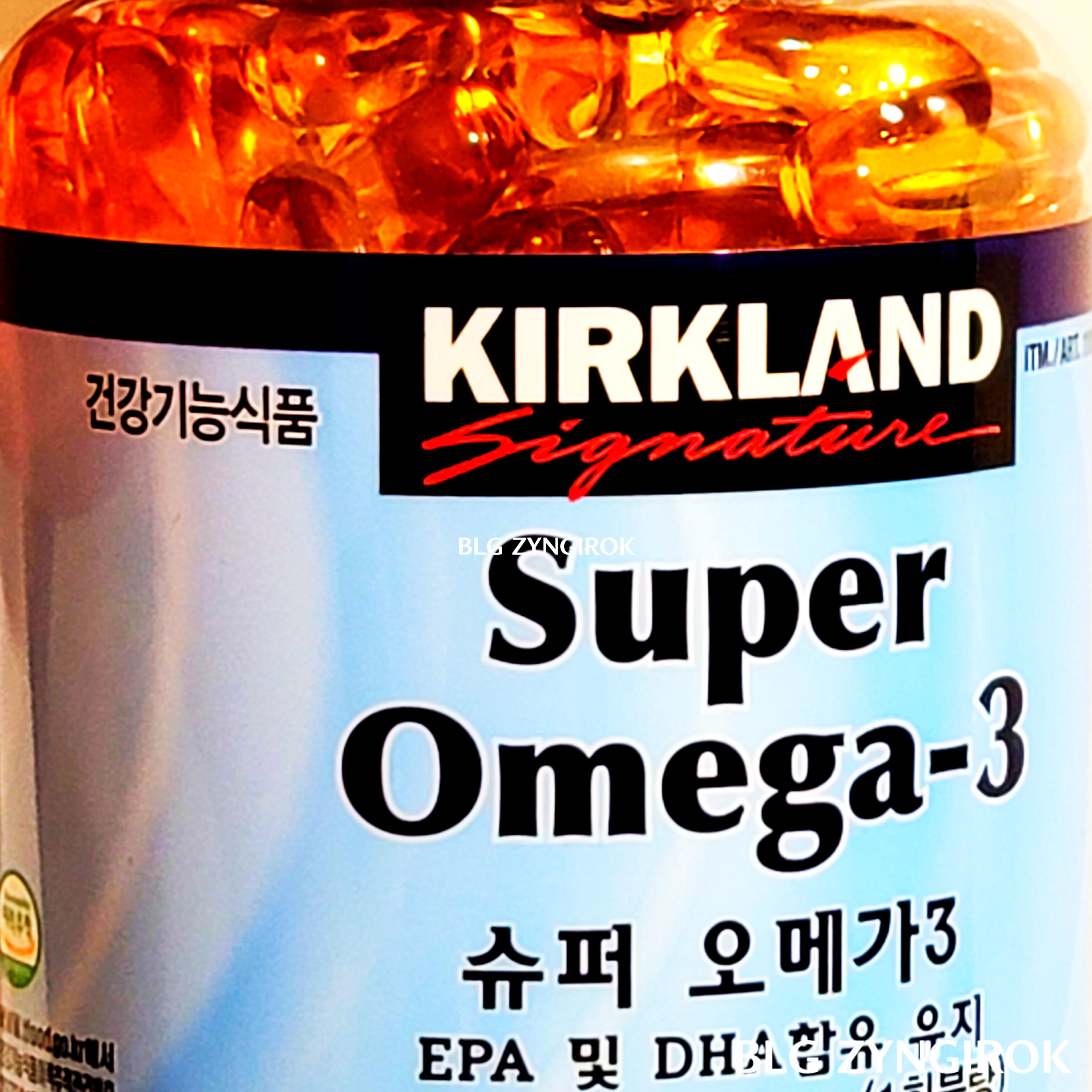 KIRKLAND SIGNATURE 슈퍼 오메가3는 건강기능식품이다.
