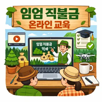 임업 직불금 온라인 교육 신청 방법