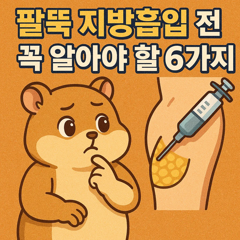팔뚝 지방흡입 전 꼭 알아야 할 6가지: 피부 처짐&middot;비만 유형&middot;사후관리까지